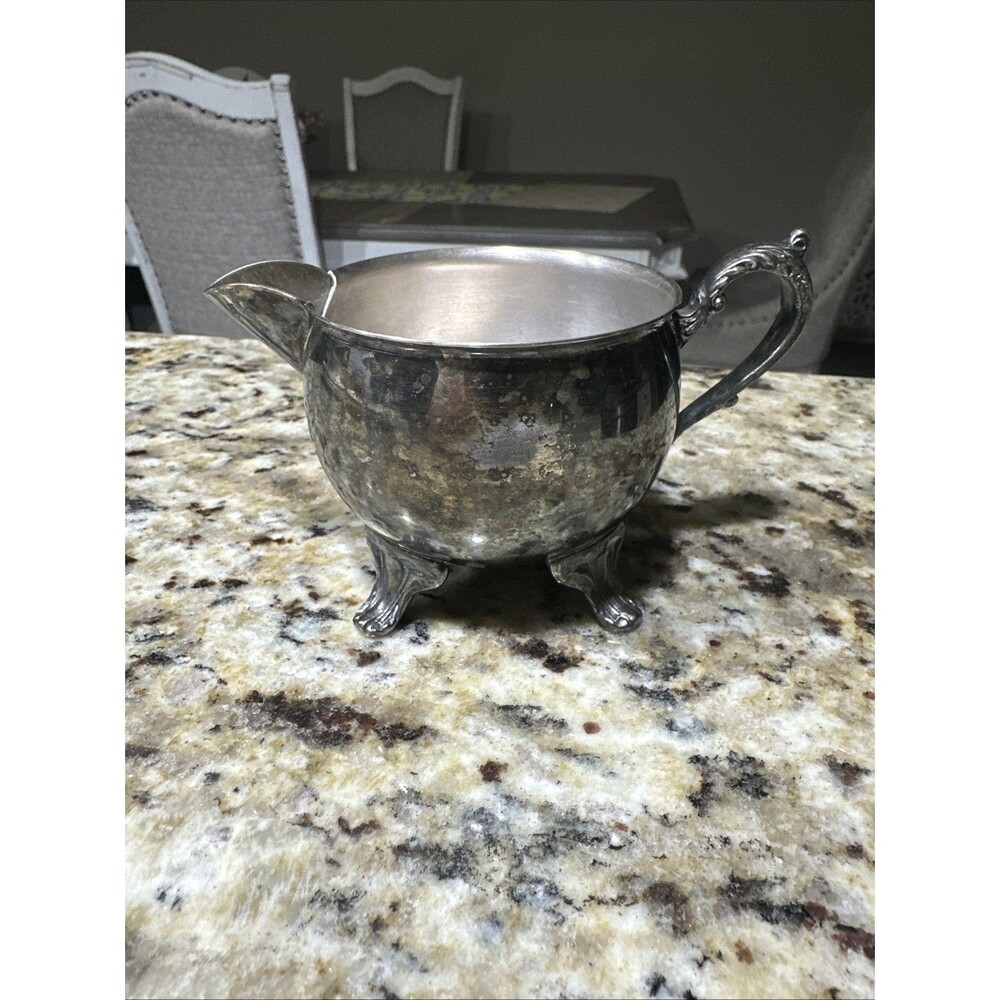Kent Silversmith Vintage Creamer Pitcher, Silver